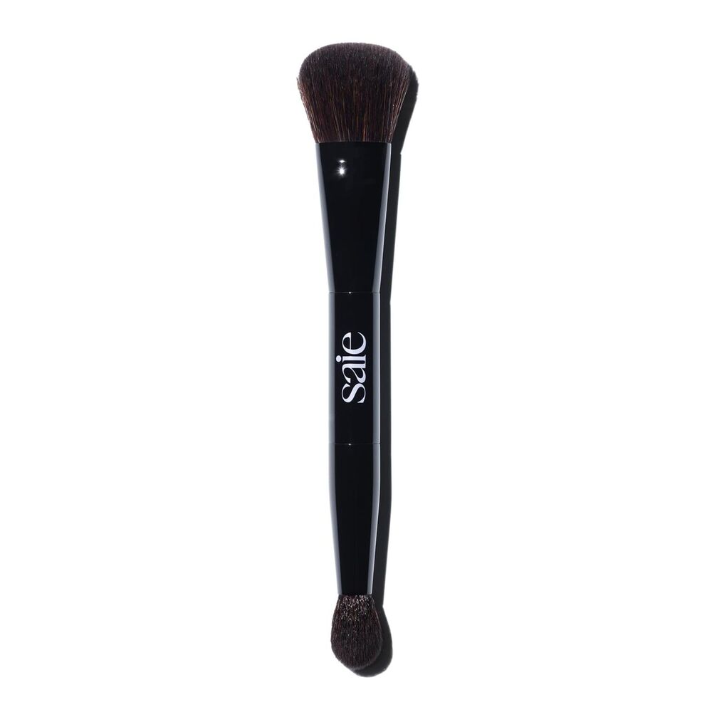 Saie Dual Ended 2 Ultra-Soft Makeup Brushes in1 For Precise All-Over Application